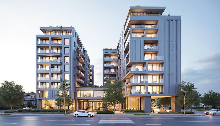 Radhey Constructions Apartments Kollur, Hyderabad, artist impression
