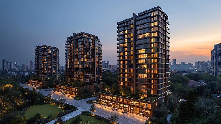Mirchi Developers Apartments Kollur, Hyderabad, artist impression