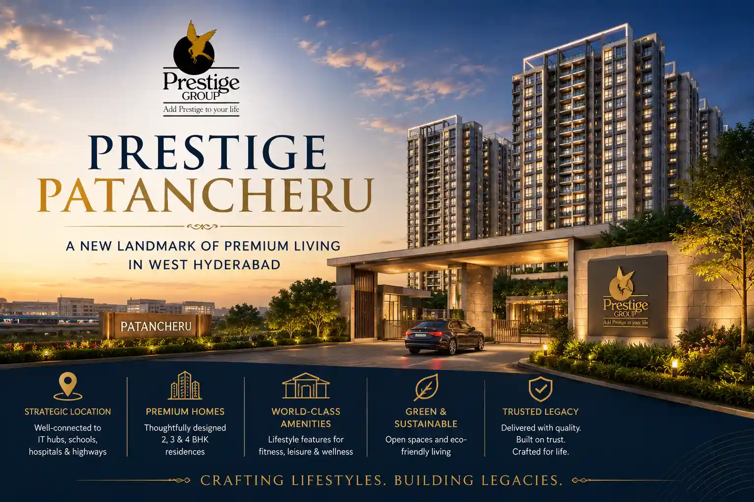 Prestige Patancheru premium plotted development - artist impression