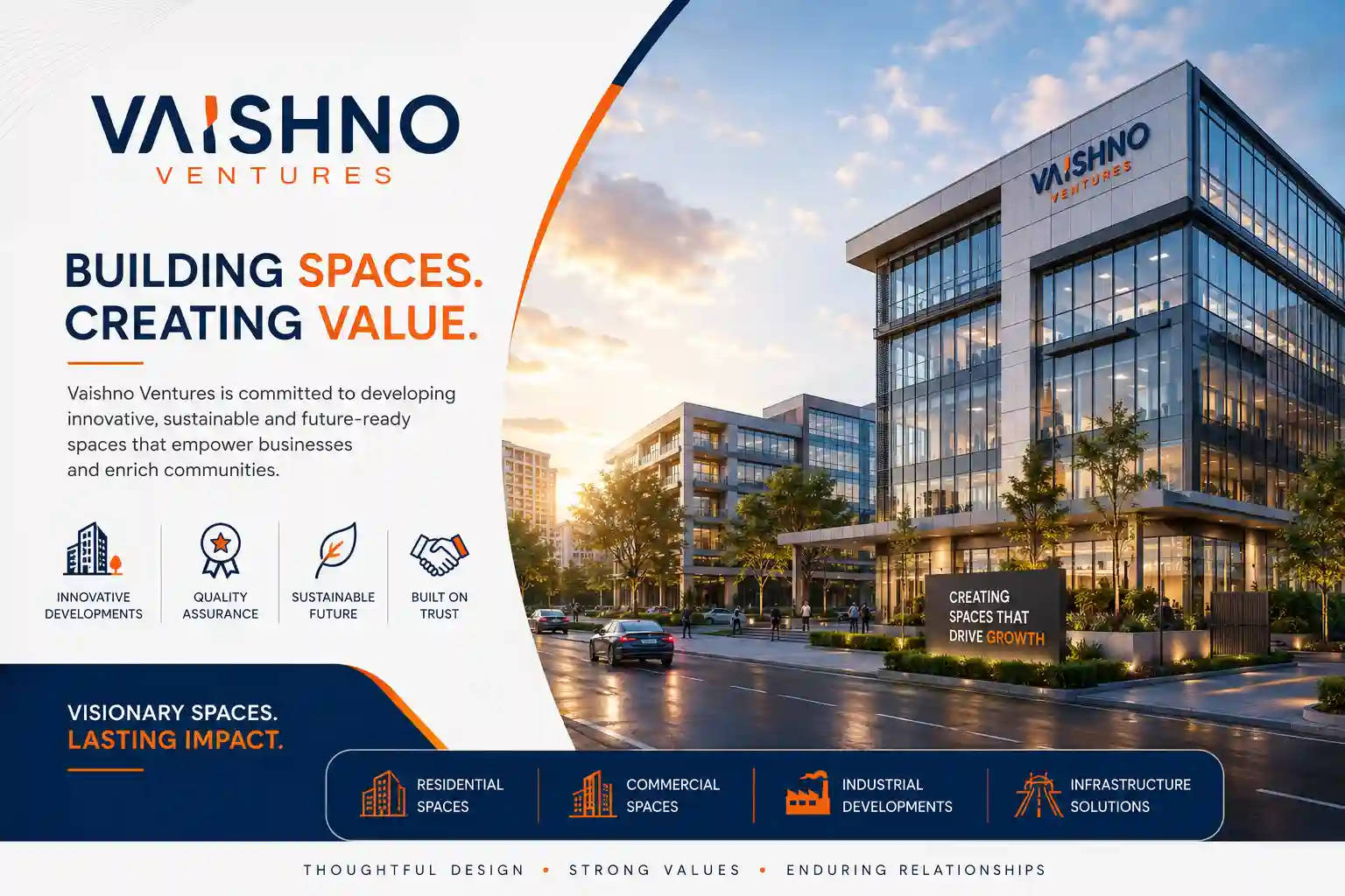 Vaishno Ventures Official Logo for Kollur Hyderabad Projects